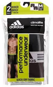 Details About Adidas Mens Sport Performance Climalite Boxer Brief Underwear 2 Or 4 Pack