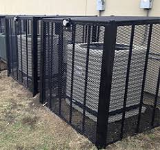 hvac security cages air conditioning