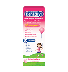 benadryl dye free allergy liquid