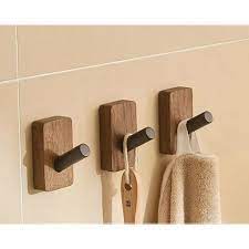 Wooden Wall Hooks 3 Pack Decorative