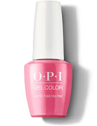 hotter than you pink gelcolor opi