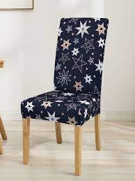 1pc Star Patterned Printed Chair Seat