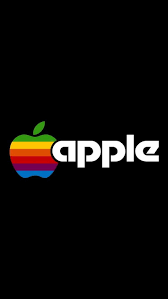 retro apple logo nostalgia 80s hd