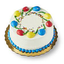 8 vanilla ercream celebration cake