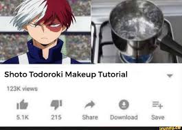 shoto todoroki makeup tutorial 123k