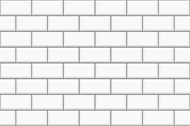 white subway tile seamless pattern