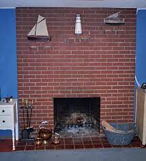 Painting An Old Brick Fireplace