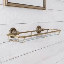 brass bathroom shelf bletchley