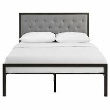 mia fabric platform bed frame by modway