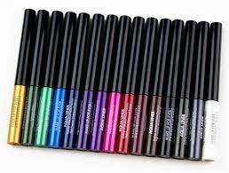 make up for ever aqua liners swatches
