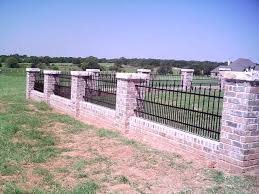 View Iron Brick Fence Design Options