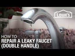 Dripping Or Leaky Double Handle Faucet
