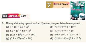 Perbincangan dan cadangan jawapan buku teks matematik tingkatan 3 format pt3. Kssm Matematik Tingkatan 3 Bab 2 Bentuk Piawai Uji Minda 2 2c No1 Buku Teks Form 3 Pt3 Youtube