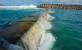 Sea Wall In The Maldives And Its