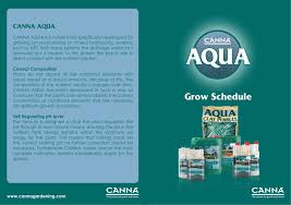 46 Expert Canna Aqua Vega Feed Chart