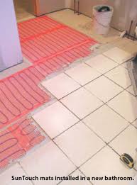 suntouch floor heating vs nuheat floor