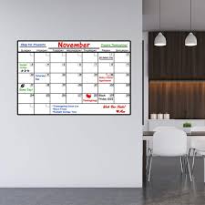 Dry Erase Calendar Wall Decal With