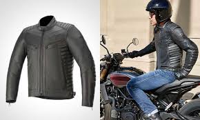 New men's alpinestars cowhide motorcycle racing leather jacket all sizes. Alpinestars Burstun Leather Jacket Return Of The Cafe Racers