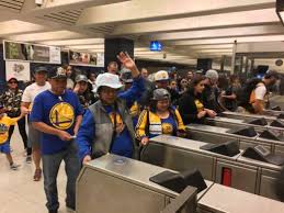 Warriors Parade Gives Bart Another Banner Ridership Day