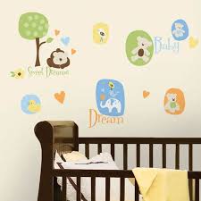 Modern Baby Wall Stickers Sleep Tight