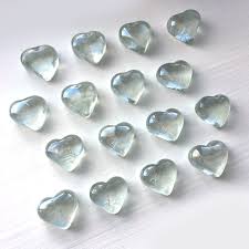 Decorative Glass Hearts Pebbles Stones