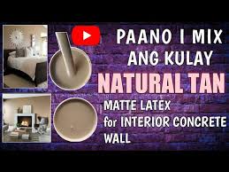 Paano I Mix Ang Kulay Natural Tan Matte