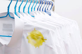 yellow stains on clothes