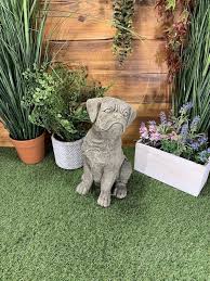Stone Garden Large Detailed Boxer Dog