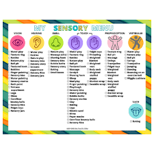 sensory activities for kids pdf 50