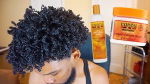 If you have kinky or coily hair type (probably) you can turn this into an advantage with unique hairstyles and haircuts for black men. Easy Affordable Men S Curly Hair Routine Ft Cantu Products Youtube