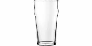 nonic beer glass 10oz lined ce portland