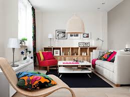 lively living room with ikea furniture
