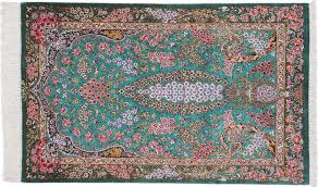 800 kpsi silk qum persian rug 3x2 qom