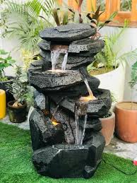 Dhanwanti Fiber Rock Indoor Fountain