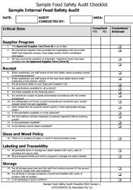 38 sle food safety checklist in pdf
