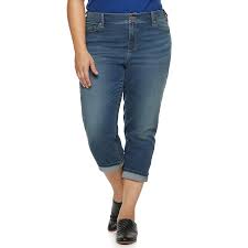 Plus Size Sonoma Goods For Life Cuffed Capri Jeans
