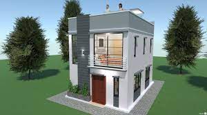two y house design with roof deck