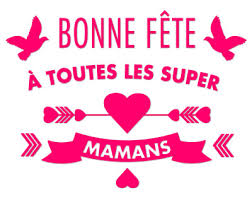 Sticker Bonne fte  toutes les supers Mamans - Perchey.fr