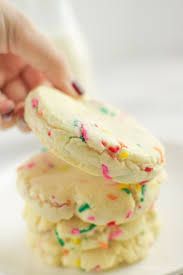 Only after several attempts at making the cake from scratch (substituting for the powdered mixes a pound cake one time and a chiffon cake another) received unfavorable reviews, did my mother. Confetti Cake Mix Cookies Vegan Guide To The Galaxy