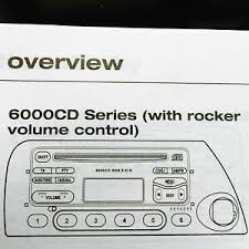All ford stereo units have their serial number engraved on the rear label, which is visible only when the radio is removed. Ford Audio 6000 Cd Manual