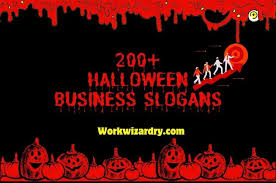 halloween business slogans lines