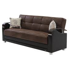 Peron Chocolate Futon Sofa El Dorado