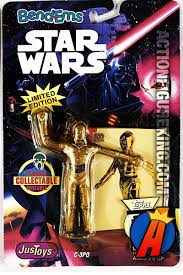 Visit the star wars store. Star Wars Bend Ems C 3po Figure With Limited Edition Trading Card By Justoys Mattel Toys Games Action Figures