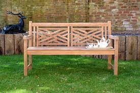 Oxford Teak Garden Bench 3 Seater 1 5m