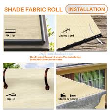 fabric roll fence privacy sun wind