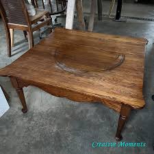 How I Reloved A Water Stained Table Top