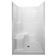 Piece Shower Kit With Shower Wall