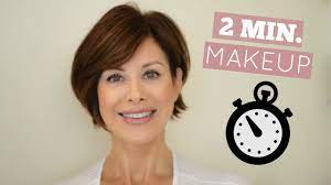 quick easy 2 minutes makeup routine