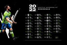 2022 Sounders schedule released ...