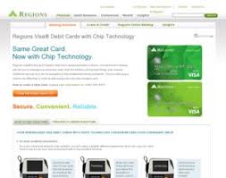 Regions bank explore visa credit card retail bank. Regions Bank Regions Visa 174 Debit Cards With Chip Technology Regions